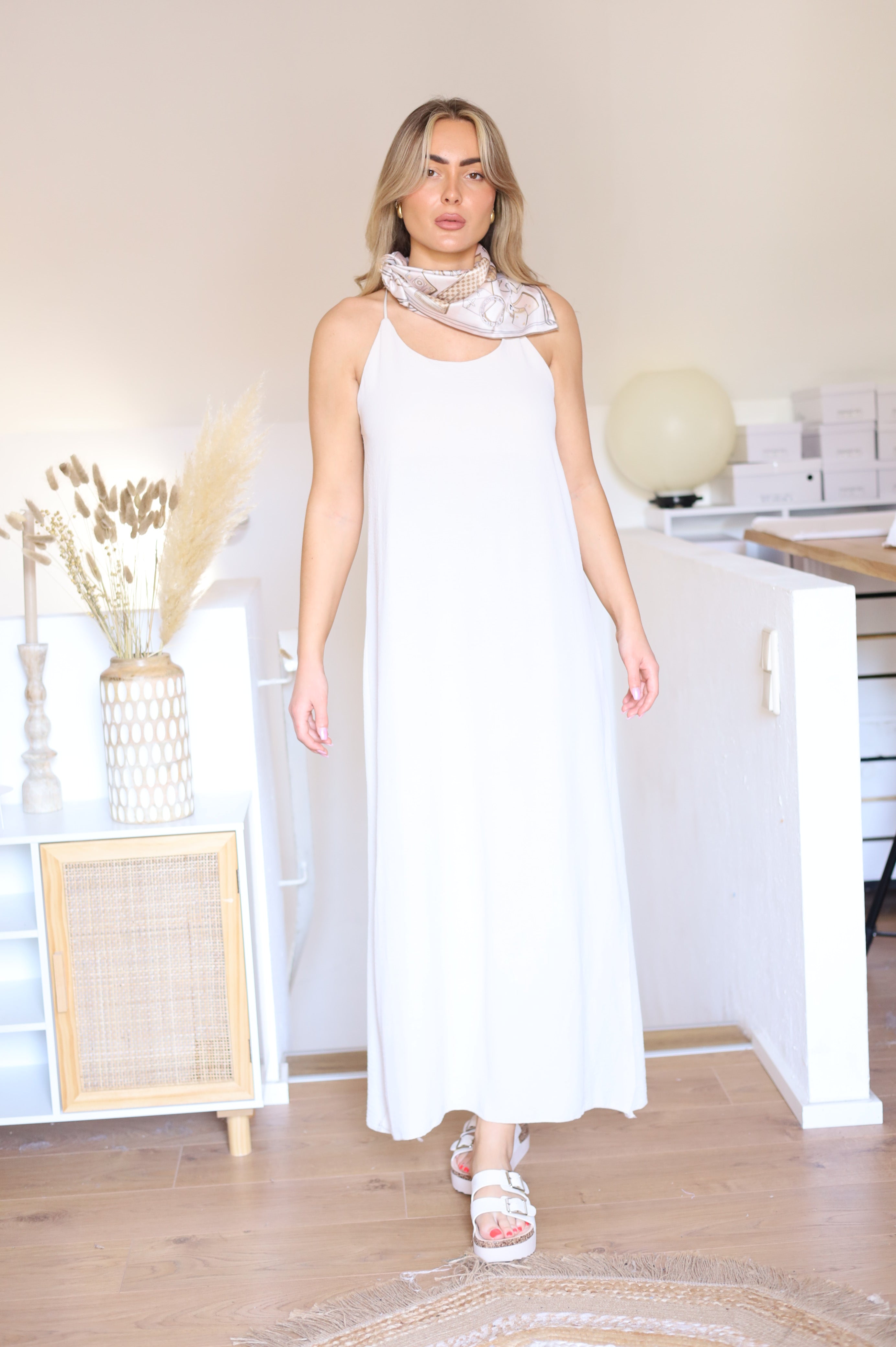 Beige Maxidress