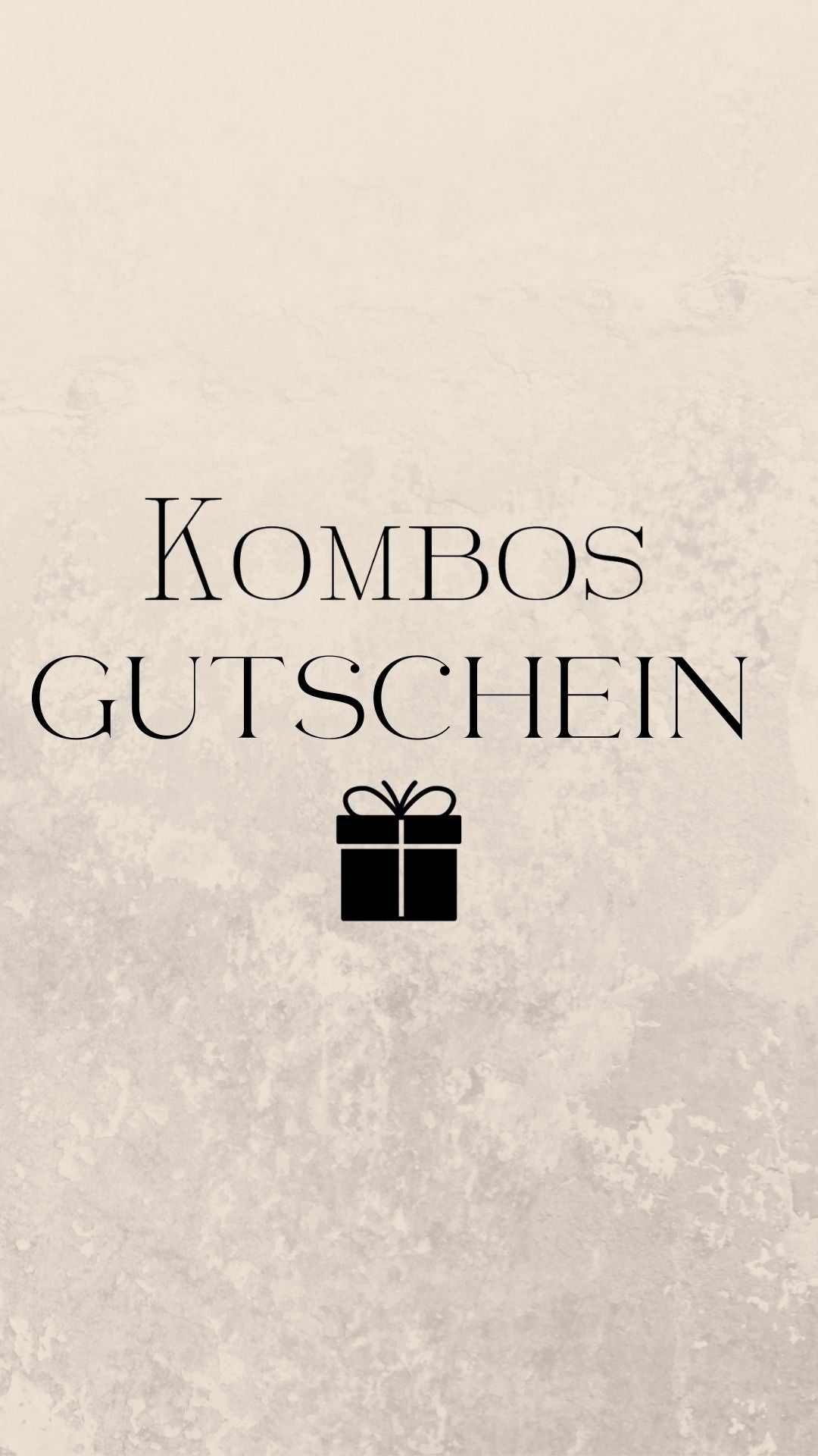 Kombos Geschenkgutschein - OLD