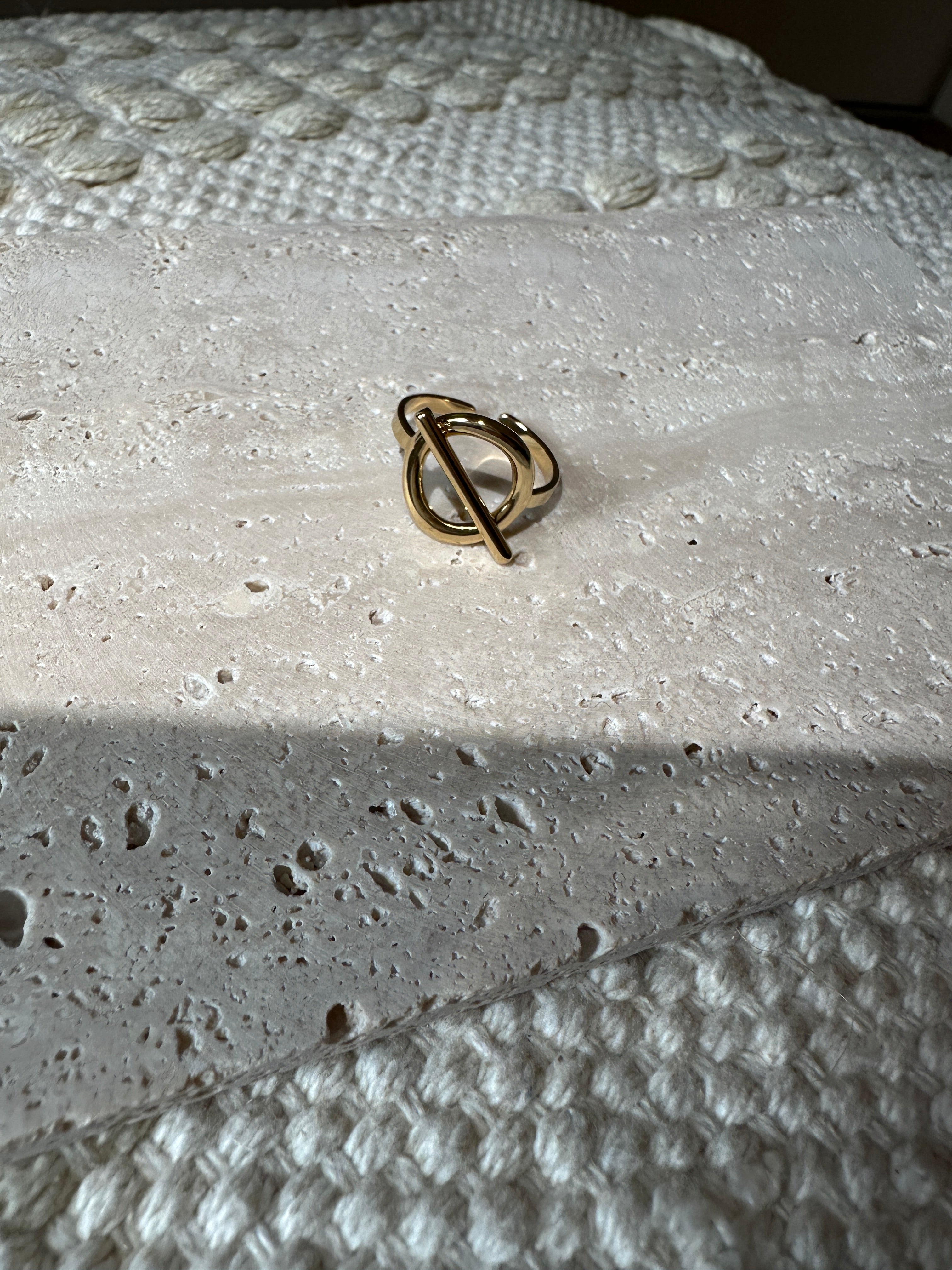 cooler, asymmetrischer Ring - Größenverstellbar